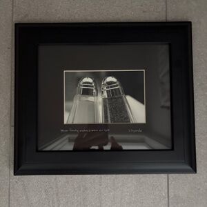 Pepper finally makes a move on salt, art photo 13 x 11